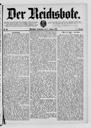 Der Reichsbote vom 08.01.1874