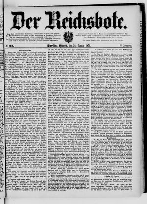 Der Reichsbote vom 28.01.1874
