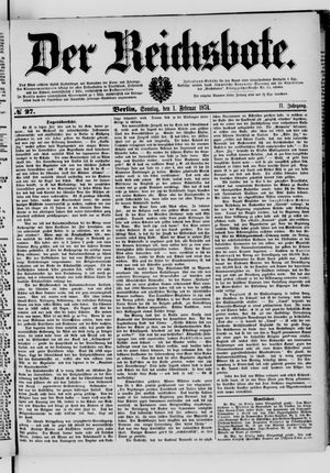 Der Reichsbote vom 01.02.1874