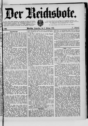 Der Reichsbote on Feb 5, 1874