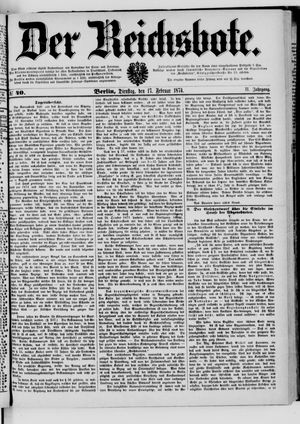 Der Reichsbote vom 17.02.1874