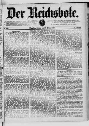 Der Reichsbote on Feb 20, 1874