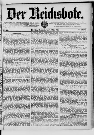 Der Reichsbote vom 07.03.1874