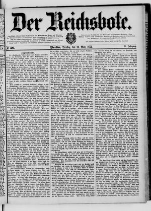 Der Reichsbote vom 10.03.1874
