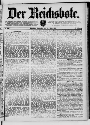 Der Reichsbote vom 12.03.1874