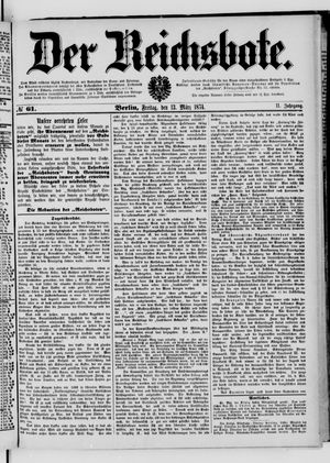 Der Reichsbote vom 13.03.1874