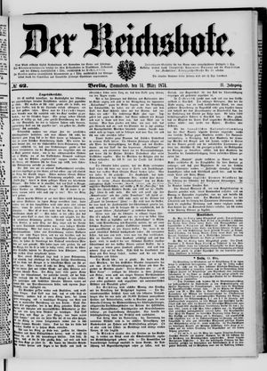 Der Reichsbote on Mar 14, 1874