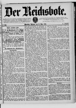 Der Reichsbote vom 18.03.1874