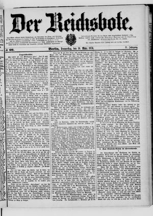 Der Reichsbote vom 19.03.1874