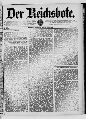 Der Reichsbote vom 21.03.1874