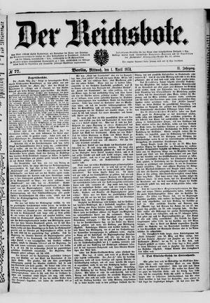 Der Reichsbote vom 01.04.1874