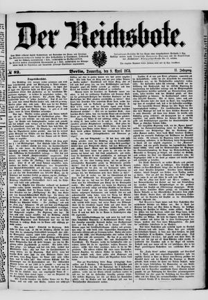 Der Reichsbote vom 09.04.1874