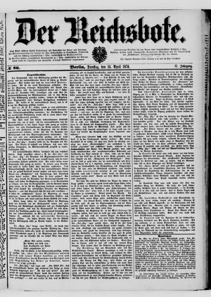 Der Reichsbote vom 14.04.1874