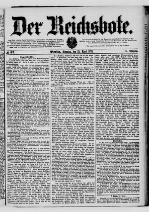 Der Reichsbote vom 26.04.1874