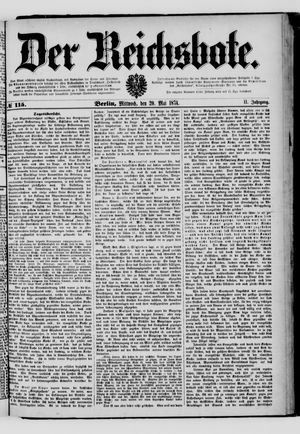 Der Reichsbote vom 20.05.1874