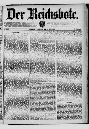 Der Reichsbote on May 21, 1874