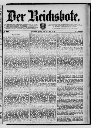 Der Reichsbote vom 22.05.1874