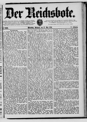 Der Reichsbote vom 27.05.1874