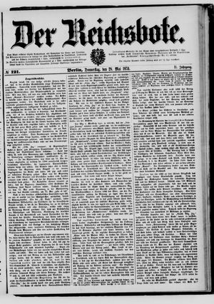 Der Reichsbote vom 28.05.1874