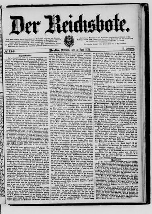 Der Reichsbote vom 03.06.1874