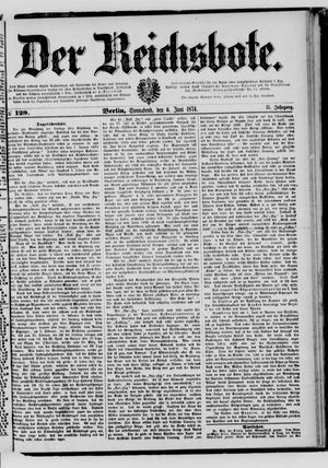 Der Reichsbote vom 06.06.1874