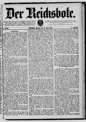 Der Reichsbote vom 12.06.1874