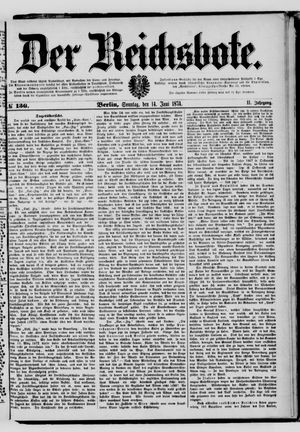 Der Reichsbote vom 14.06.1874
