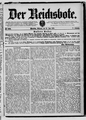 Der Reichsbote vom 24.06.1874
