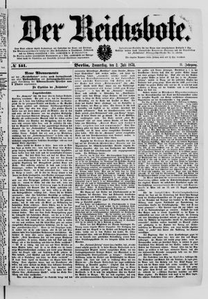 Der Reichsbote vom 02.07.1874