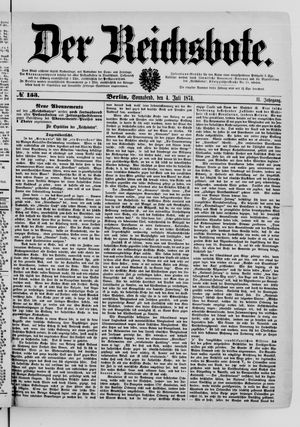 Der Reichsbote vom 04.07.1874