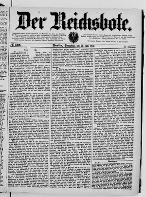 Der Reichsbote vom 11.07.1874