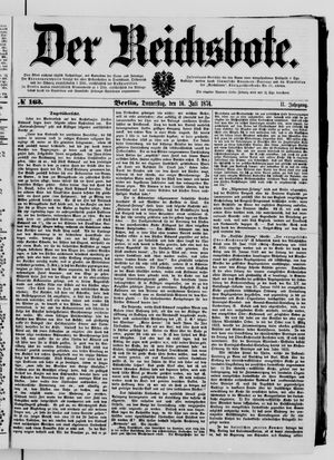 Der Reichsbote vom 16.07.1874