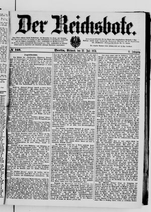 Der Reichsbote vom 22.07.1874