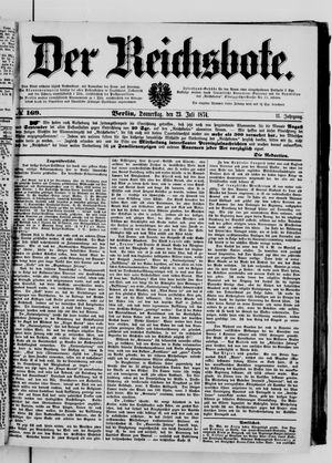 Der Reichsbote vom 23.07.1874