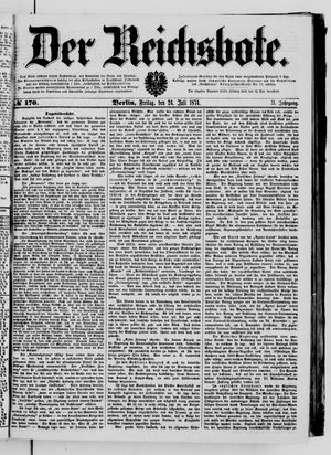Der Reichsbote vom 24.07.1874