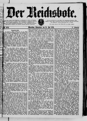 Der Reichsbote vom 25.07.1874