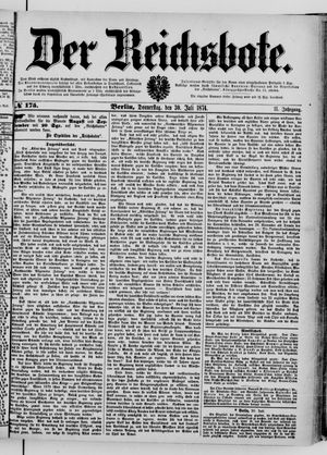 Der Reichsbote vom 30.07.1874