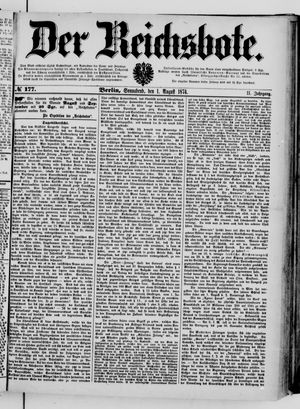Der Reichsbote vom 01.08.1874