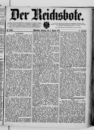 Der Reichsbote vom 02.08.1874