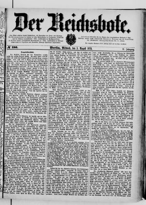 Der Reichsbote vom 05.08.1874