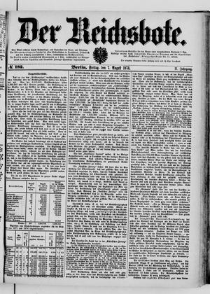Der Reichsbote vom 07.08.1874
