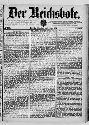 Der Reichsbote vom 08.08.1874
