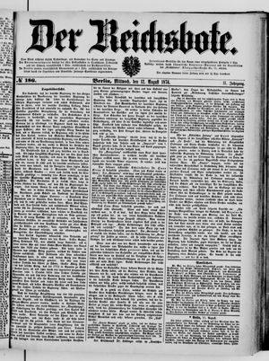 Der Reichsbote vom 12.08.1874