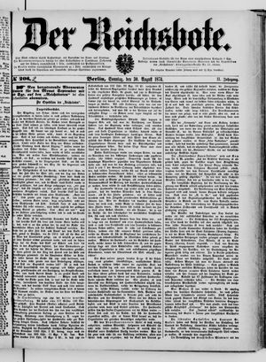 Der Reichsbote vom 30.08.1874