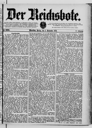 Der Reichsbote vom 04.09.1874