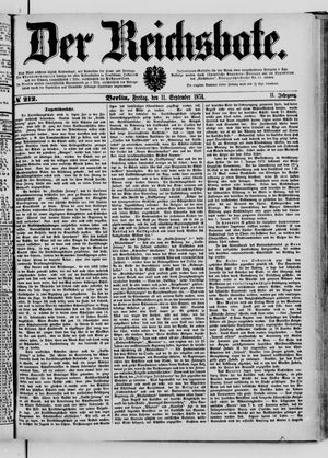 Der Reichsbote vom 11.09.1874