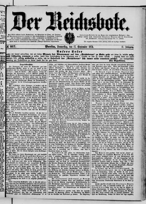 Der Reichsbote vom 17.09.1874