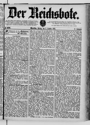 Der Reichsbote vom 02.10.1874