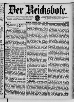 Der Reichsbote on Oct 3, 1874