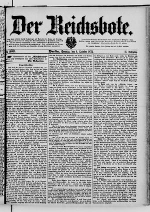 Der Reichsbote vom 04.10.1874
